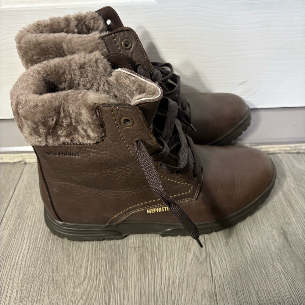 Mephisto Dark Brown Women's Winter Boots